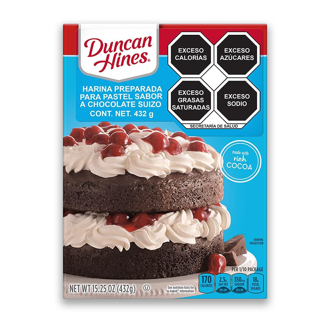 Harina Duncan Hines Chocolate Suizo 432 g