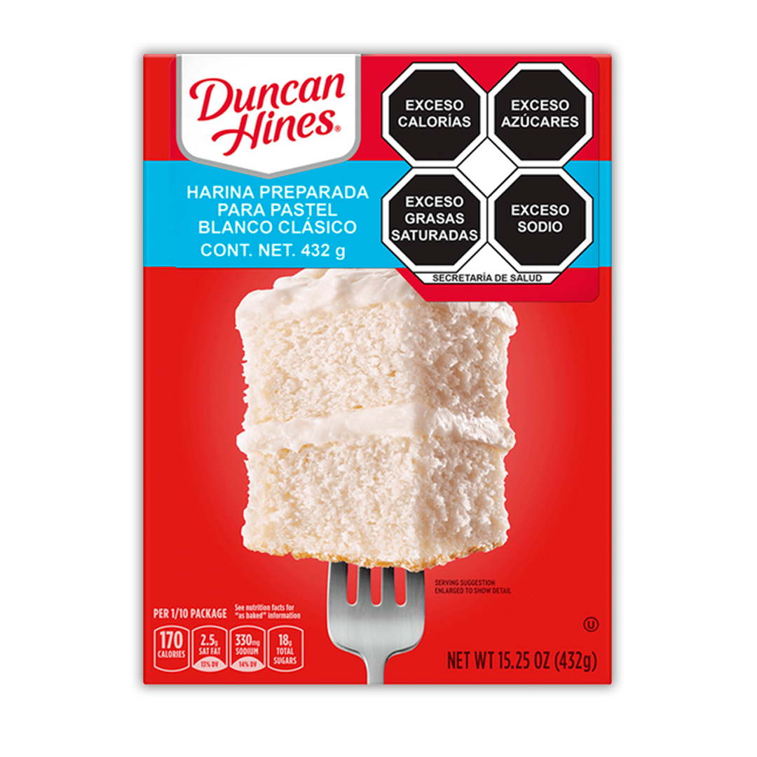 Harina Duncan Hines Pastel Blanco 468 g