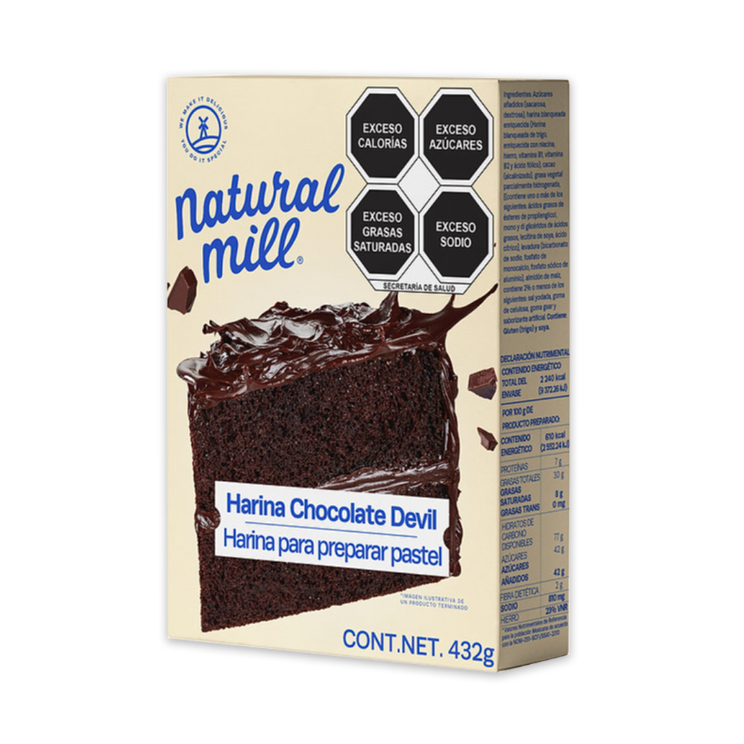 Harina Natural Mill Devil S Food 468 g