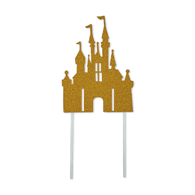 Letrero Decorativo Para Pastel Castillo Disney