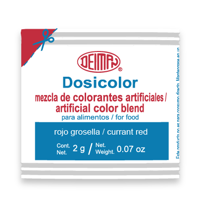 Dosicolor Color en polvo Deiman Rojo Grosella 2 g Sobre