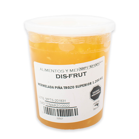 Mermelada Dis-Frut Piña Trozo 1.2 Kg