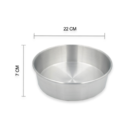 Molde Para Pastel Aluminio Redondo # 22 cm – La Concha