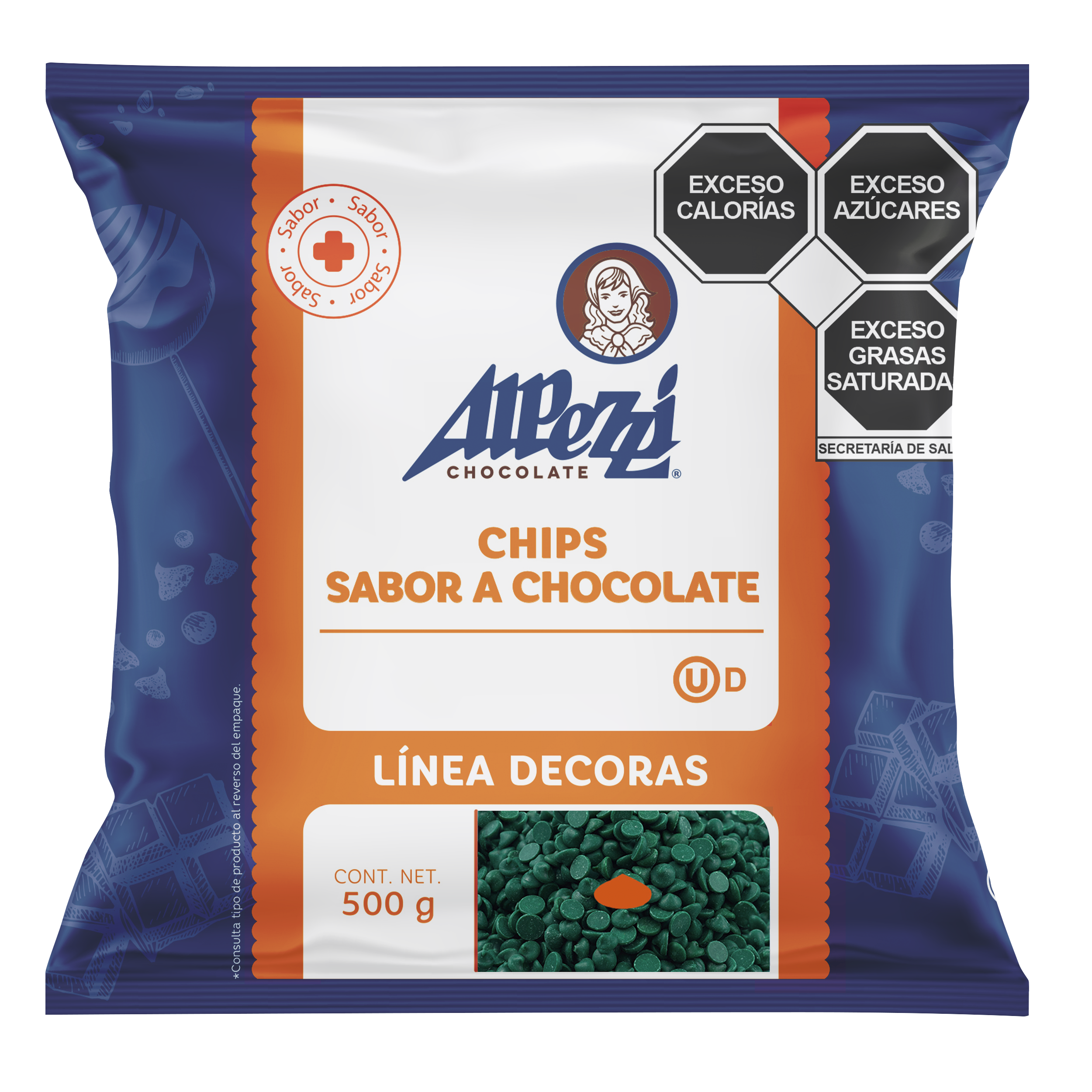 Chips Alpezzi Verde 500 g