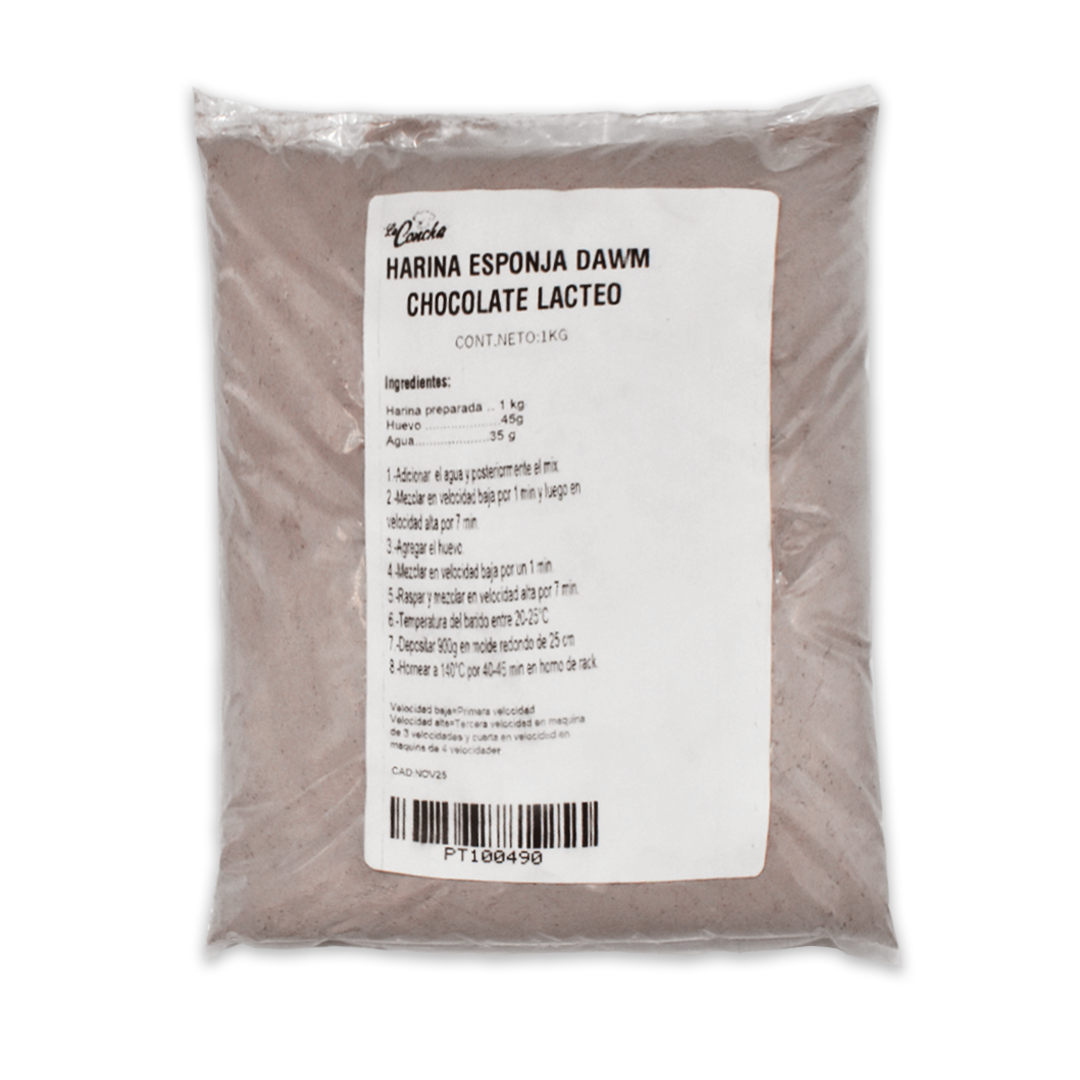 Harina Esponja Dawn Chocolate Lácteo 1Kg