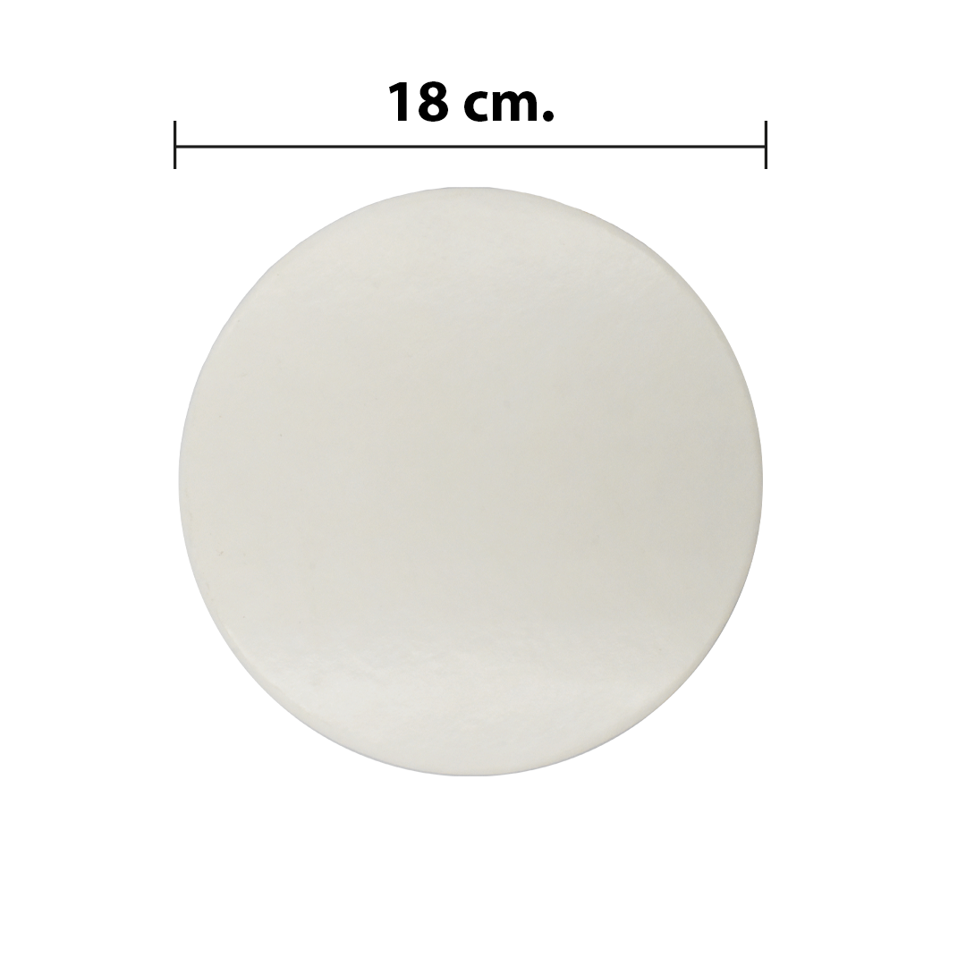 Disco Blanco 18 cm