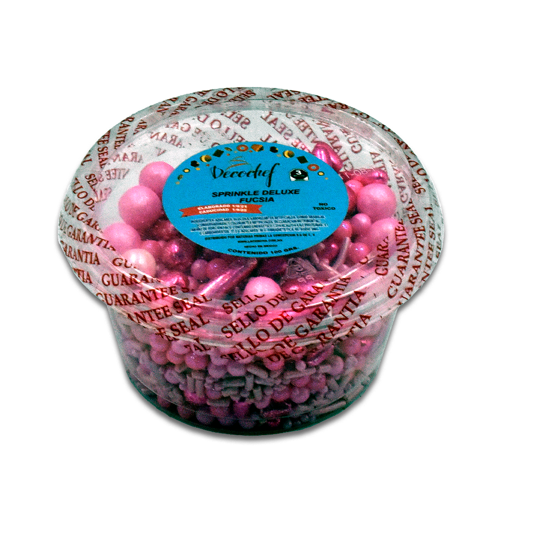 Sprinkles Deluxe Fucsia Decochef 100 g