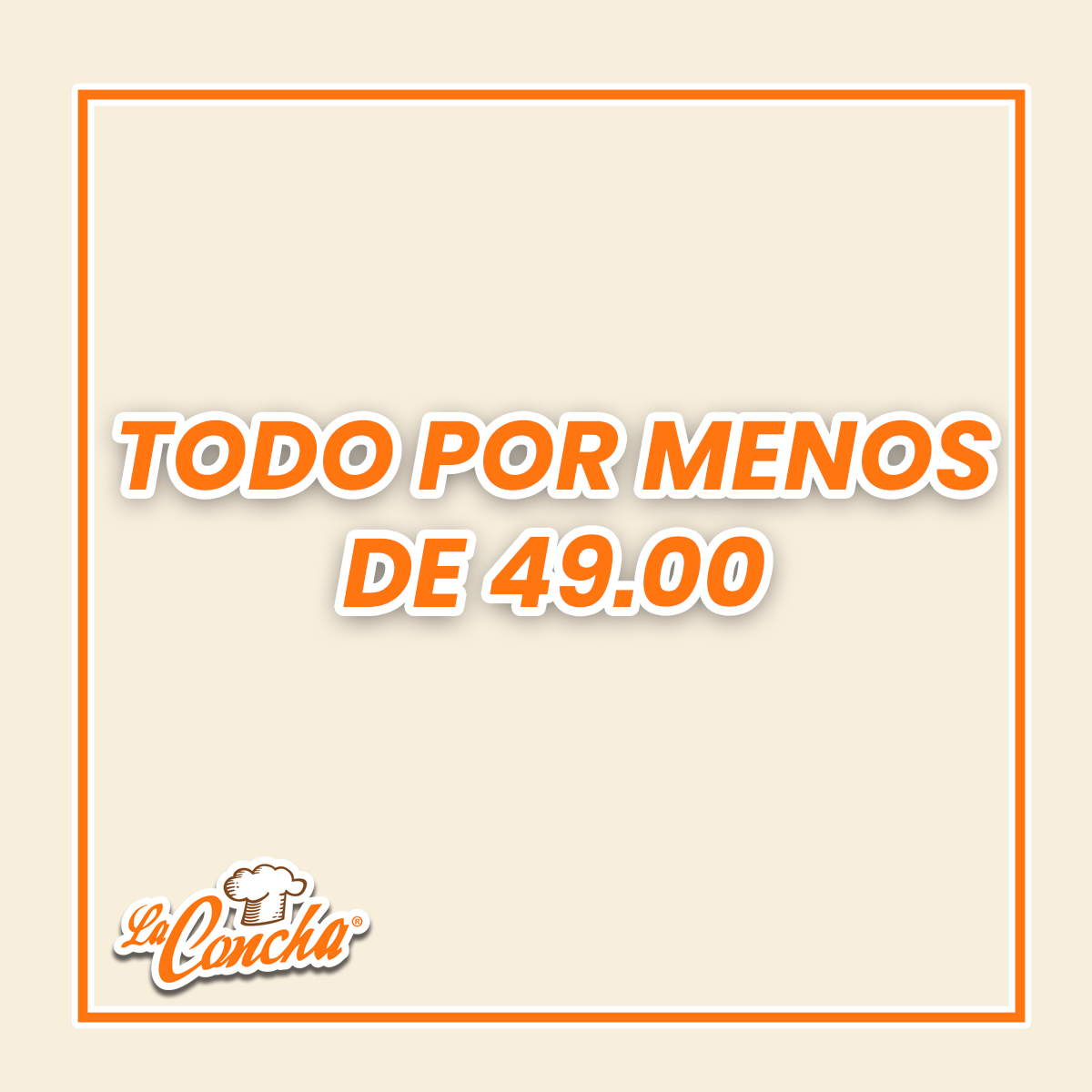 Menos de $49.00