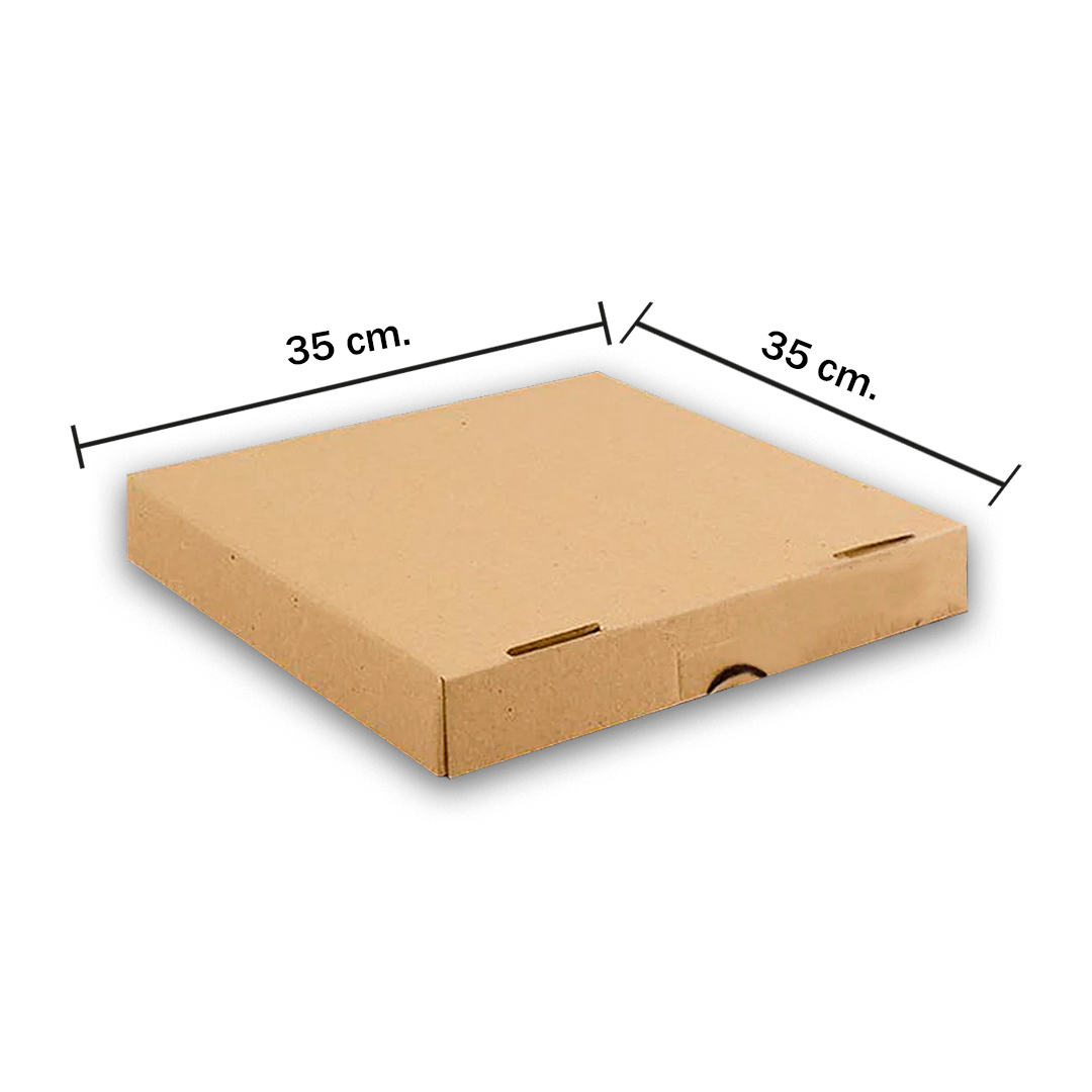Caja Pizza 35 X 35 Cm Kraft
