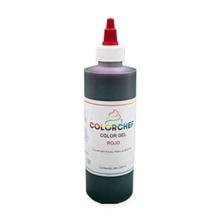 Colorchef Rafmex Gel Rojo 250 ml