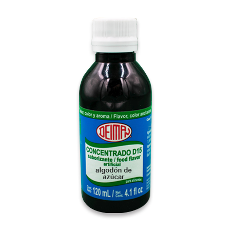 Concentrado Algodón De Azúcar D-15  Deiman 120 ml