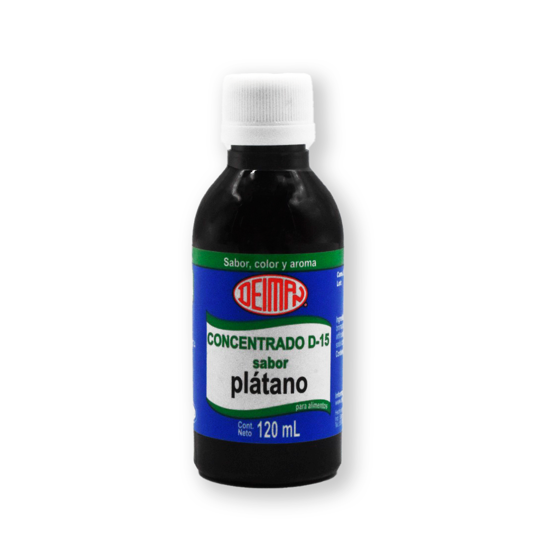 Concentrado Plátano D-15 Deiman 120 ml