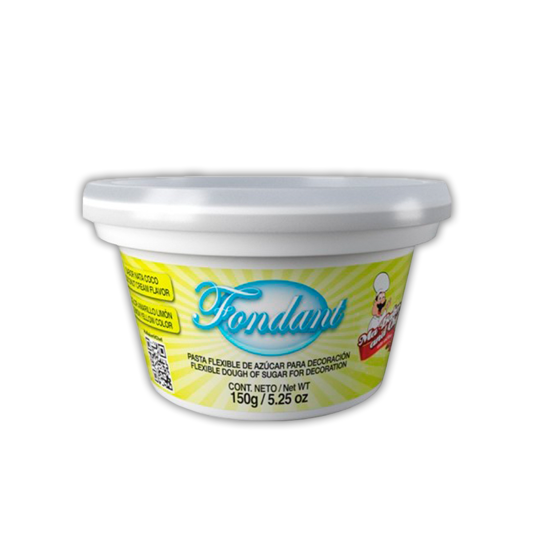 Fondant Ma Baker Amarillo Limón 150 g