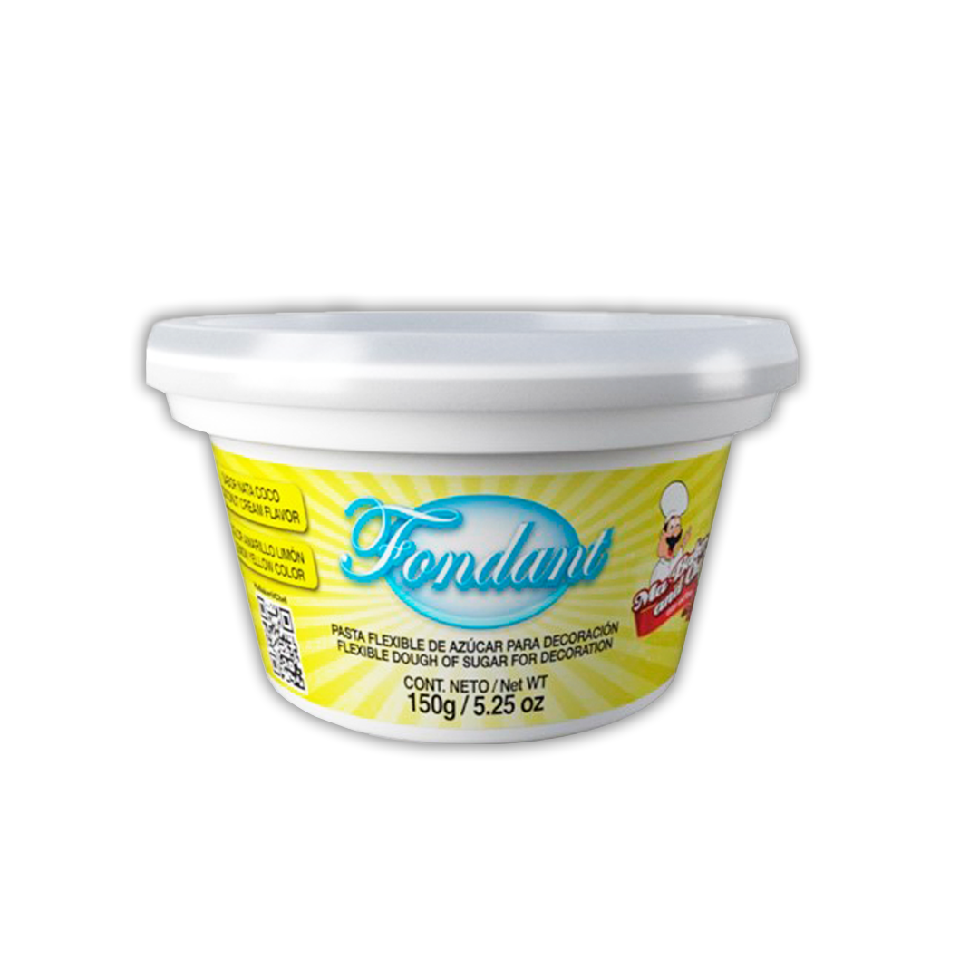 Fondant Ma Baker Amarillo Neón 150 g