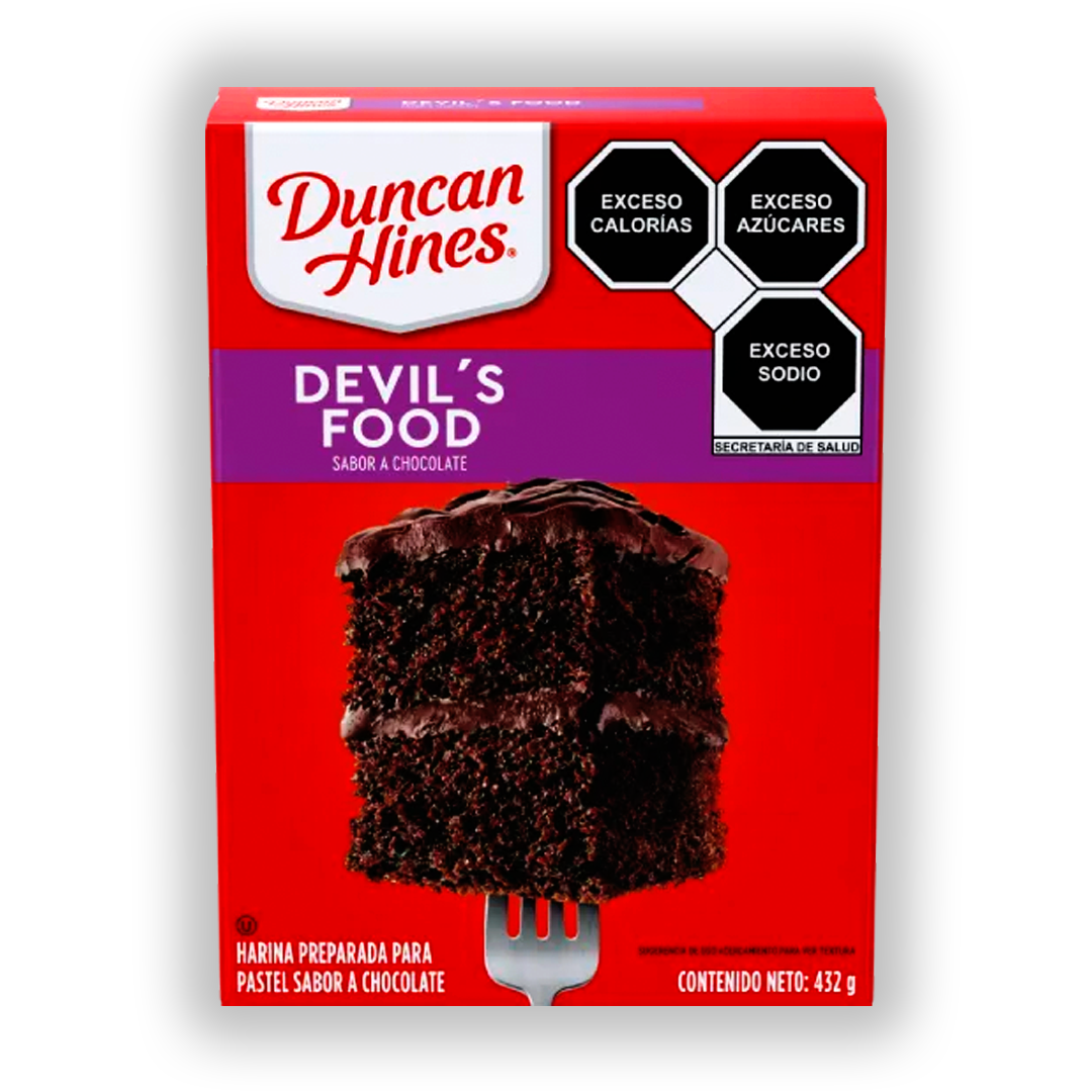 Harina Duncan Hines Chocolate Devil S 432 g