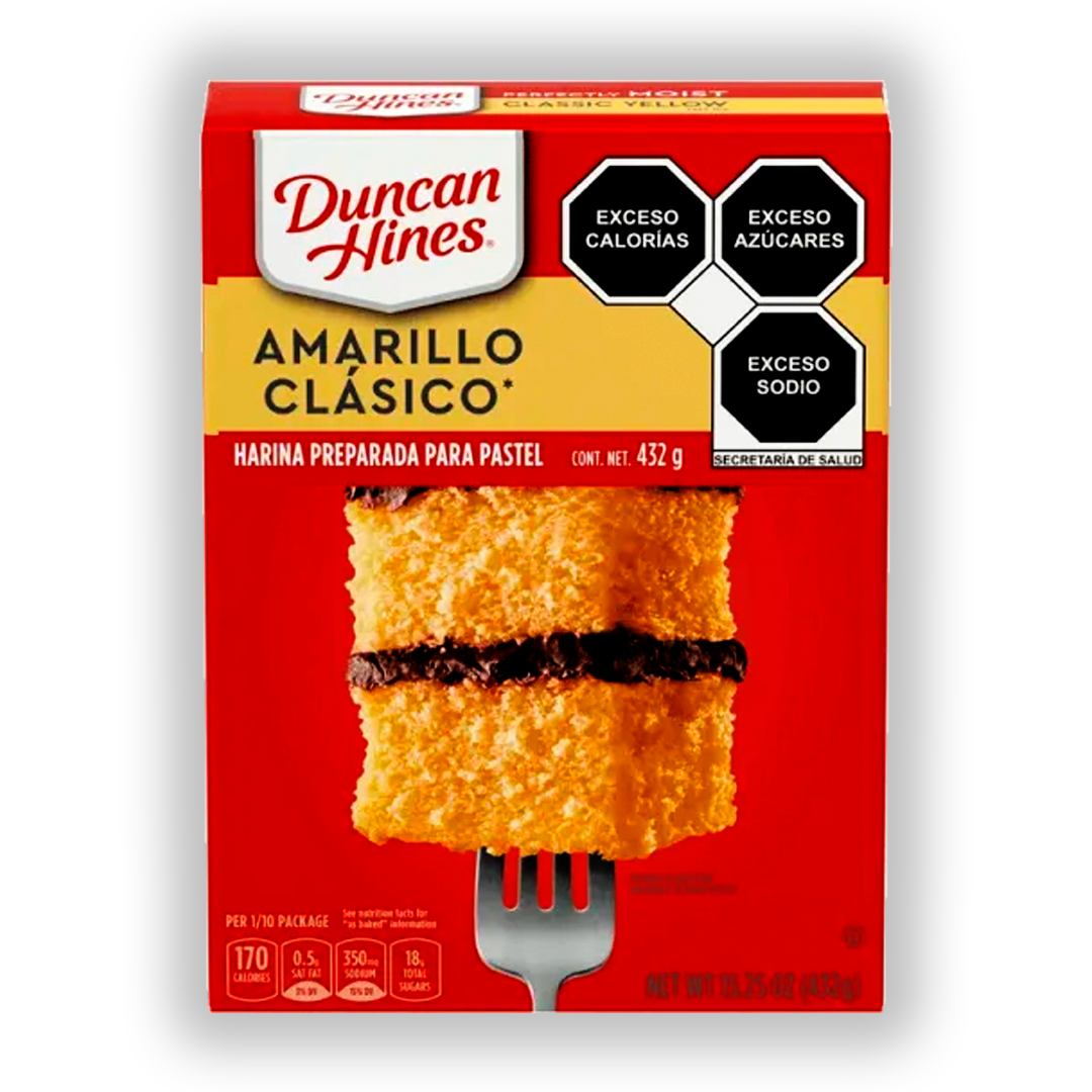 Harina Duncan Hines Pastel Amarillo 432 g