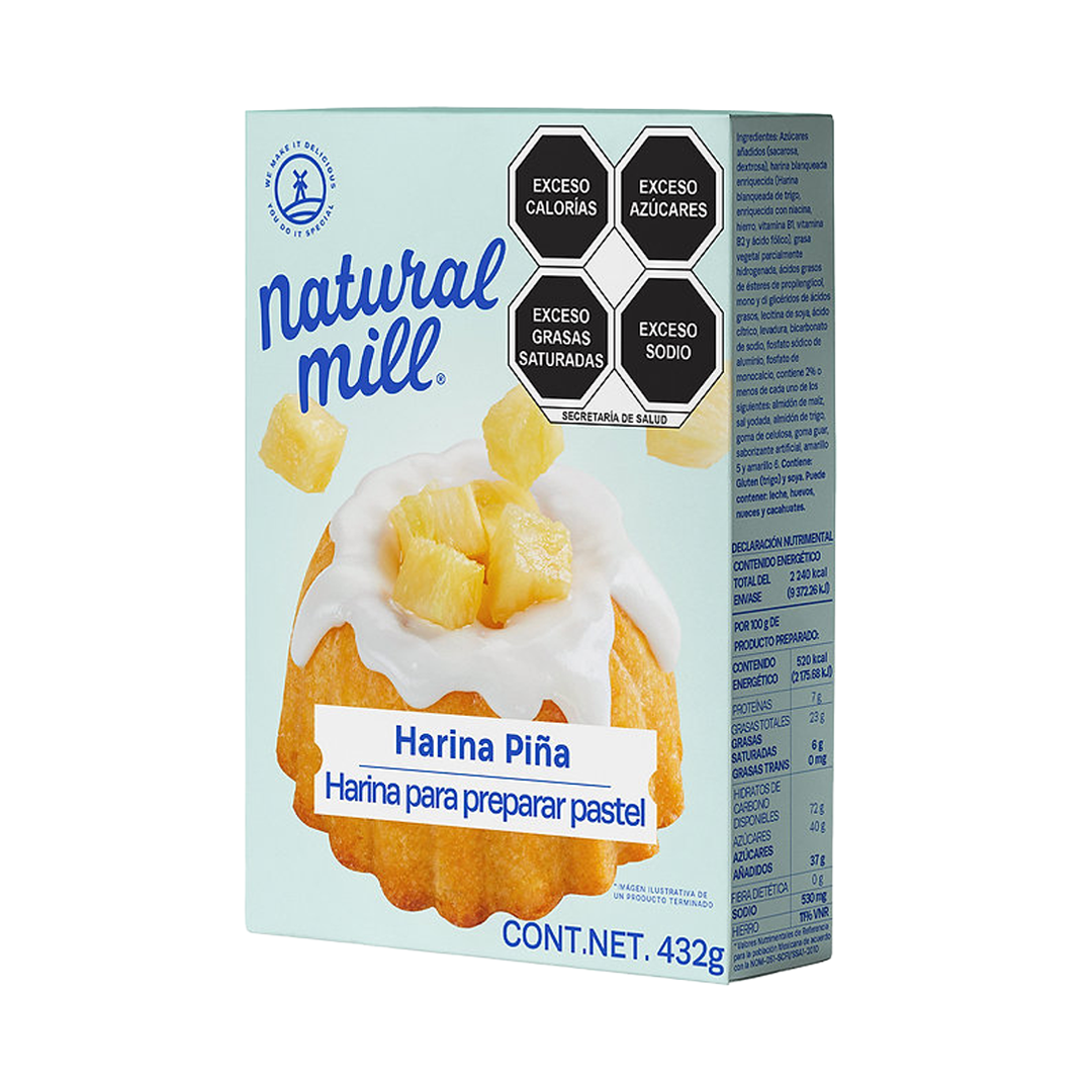 Harina Natural Mill Piña 468 g