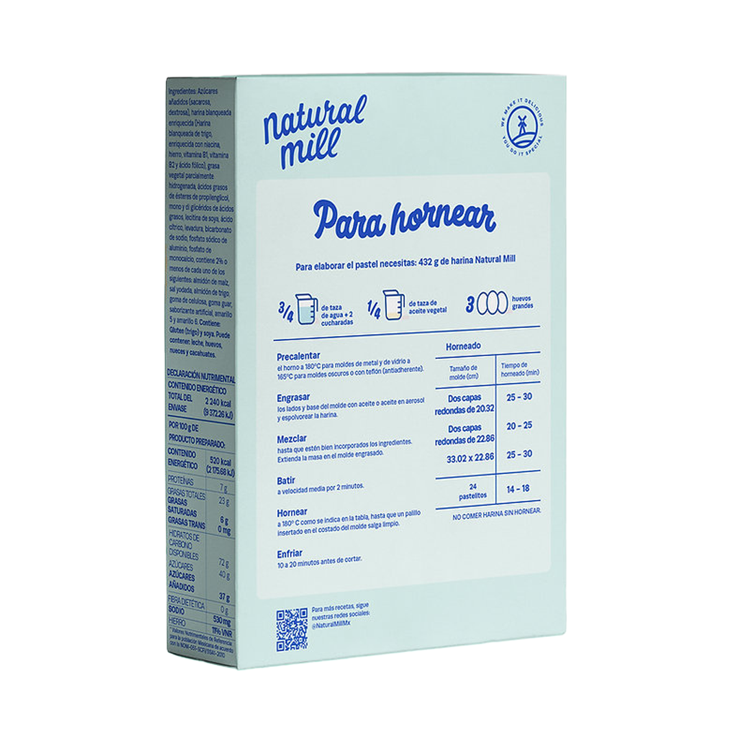 Harina Natural Mill Piña 468 g