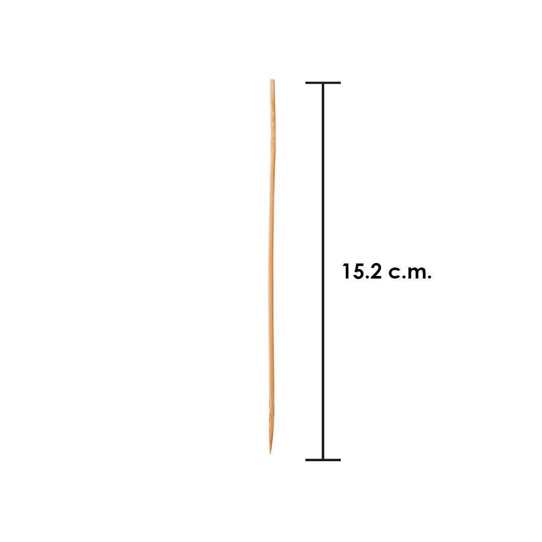 Palillo Brocheta # 6 Escoffier 100 Pzas
