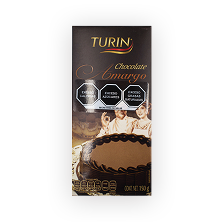 Tablilla Turin Chocolate Amargo 150g