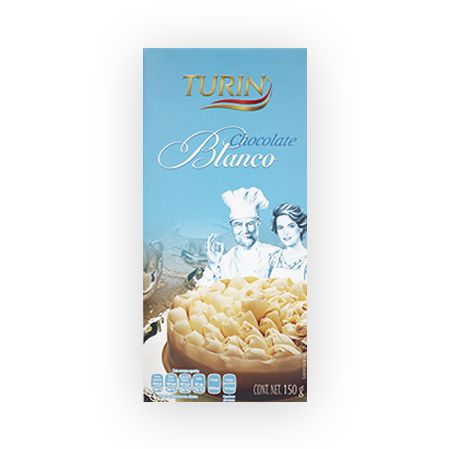 Tablilla Turin Chocolate Blanco 150 g