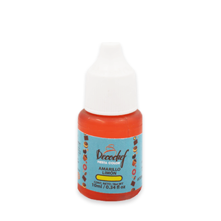 Color Decochef Fiesta Color Amarillo Limon 10 ml