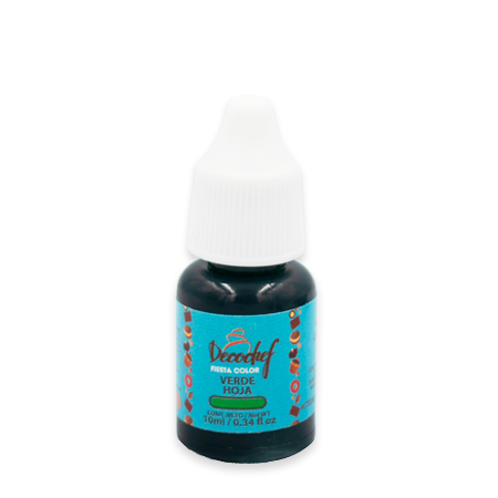 Color Decochef Fiesta Color Verde Hoja 10 ml