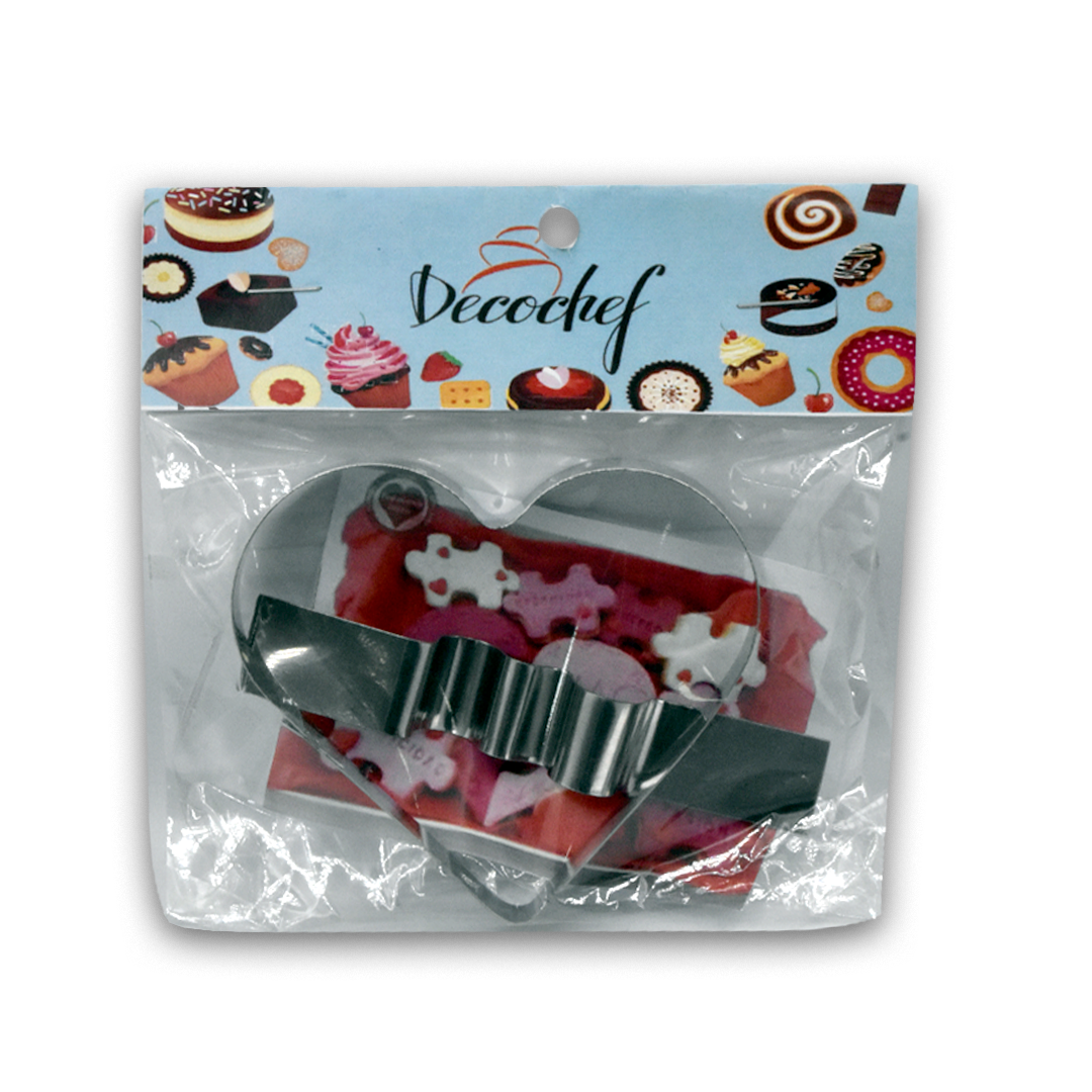 CORTADOR CORAZON ROMPECABEZAS INOXIDABLE DECOCHEF