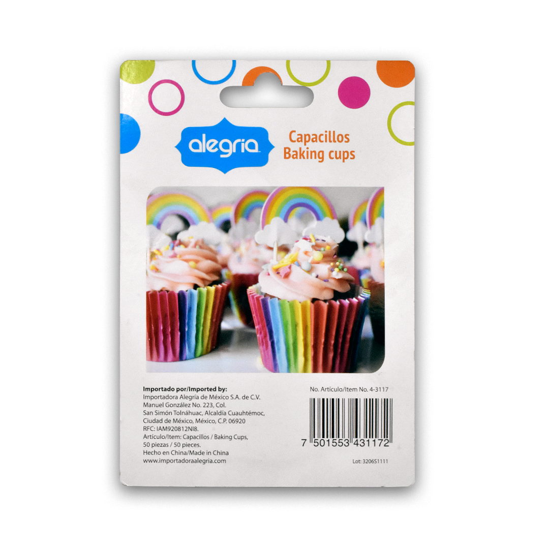 CAPACILLO ROJO METALICO ALEGRIA 50 PIEZAS