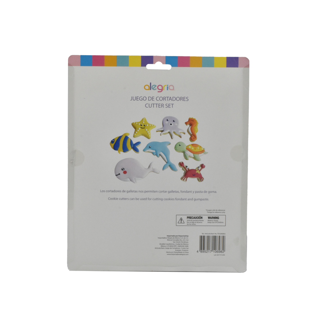 Juego Cortador Bebe Alegria 7 Piezas