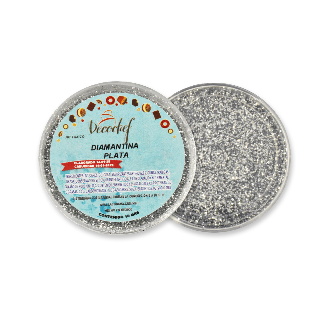 Diamantina Decochef Plata 10 g
