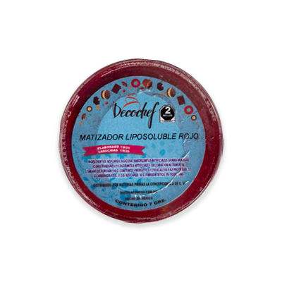 Matizador Decochef Liposoluble Rojo 7 g