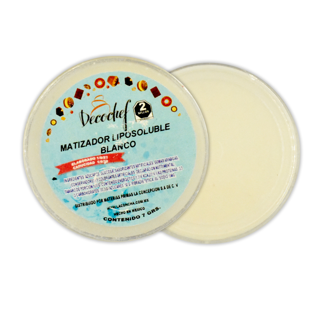 Matizador Decochef Liposoluble Blanco 7 g