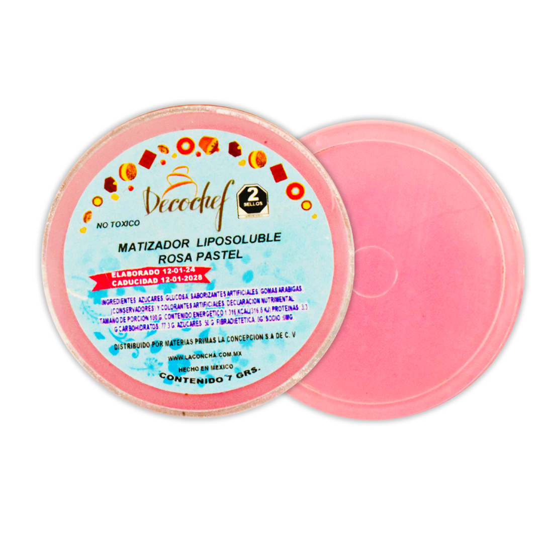 Matizador Decochef Liposoluble Rosa Pastel 7 g