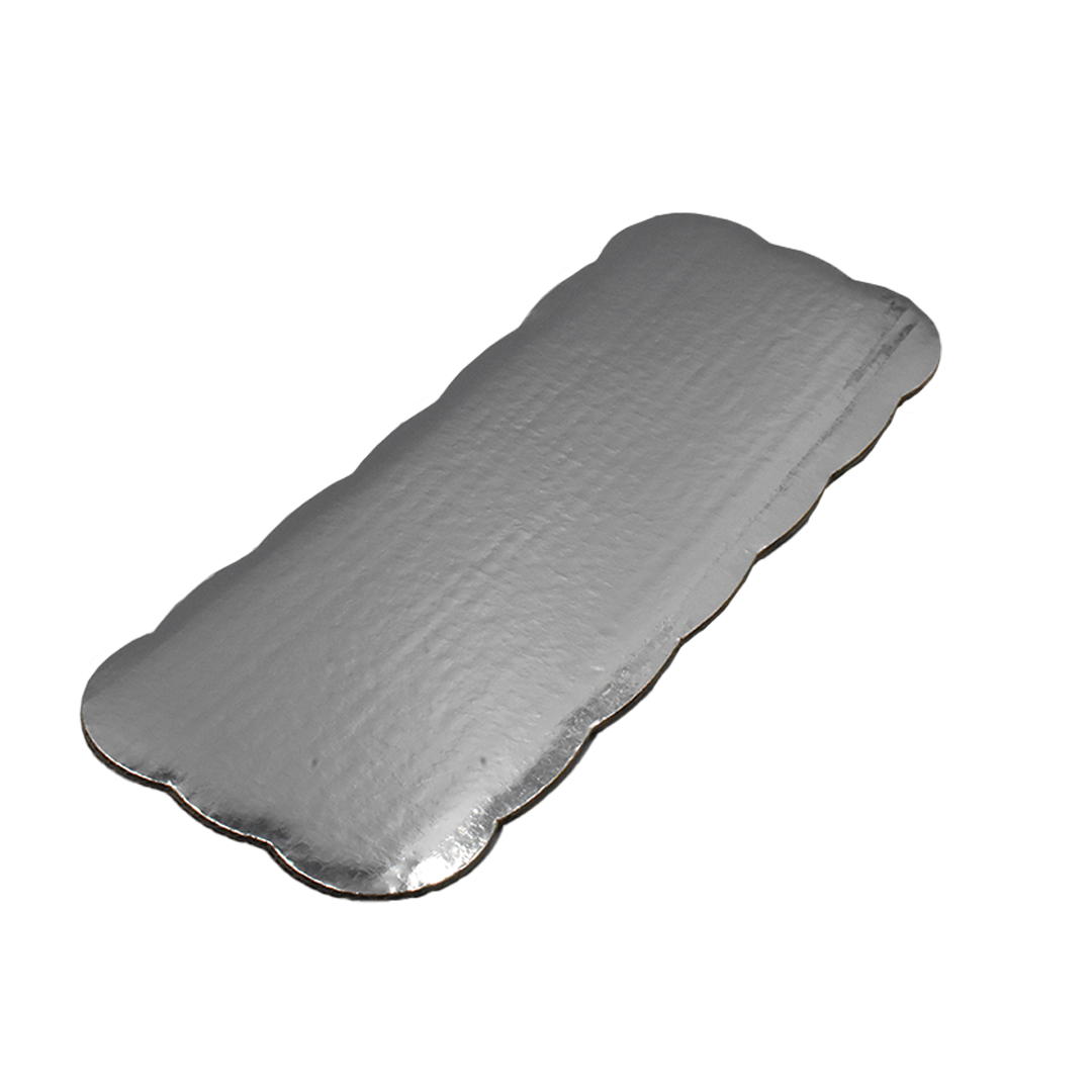 Base Cartón Plata 15 X 35 cm