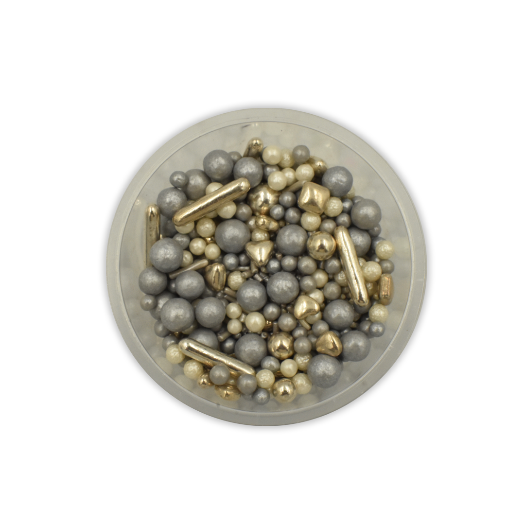 Sprinkles Deluxe Plata Decochef 100 g