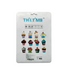 Duyas Lucky Chef 4 Piezas Plast Cepillo, Batidor, Clavo etc. 13 Piezas (LU148)