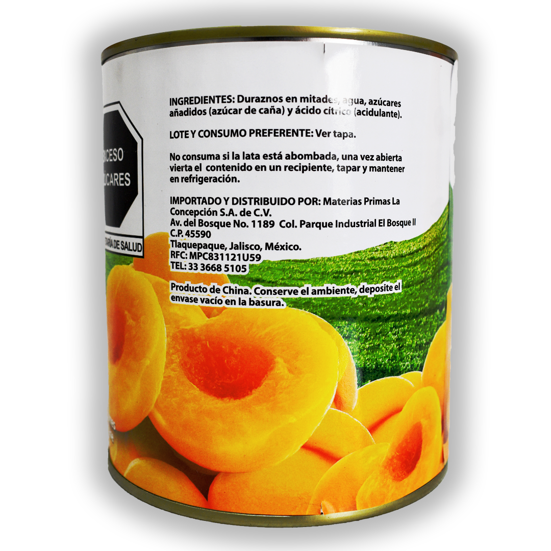 Durazno Decochef Mitades Estándar .820 gr