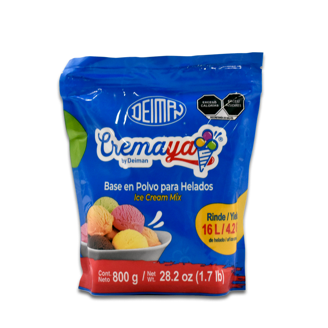 Base en Polvo para Helados Cremaya Deiman 800g