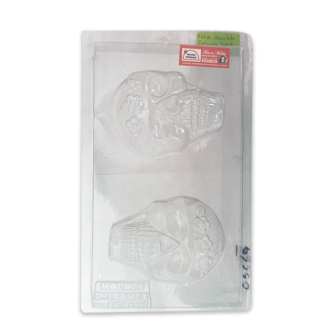Molde Chocolate Calavera Doble Intermex