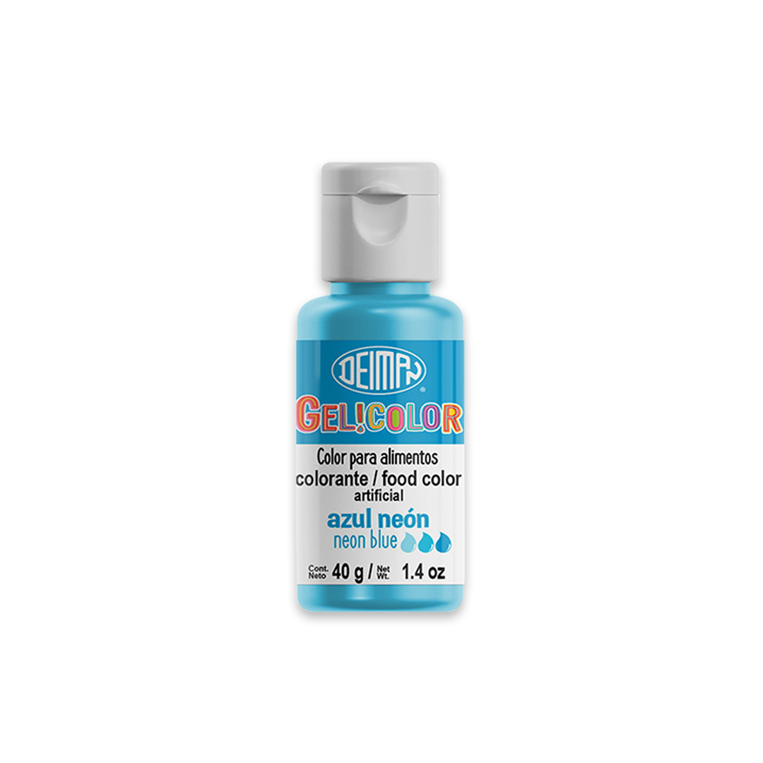 Colorante Gelicolor Azul Neon Deiman 40 g