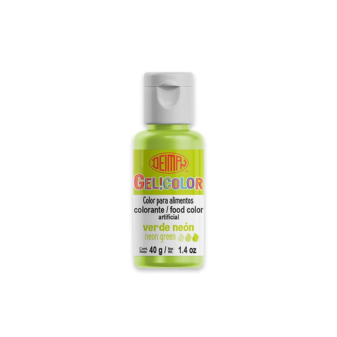 Colorante Gelicolor Verde Neon Deiman 40 g