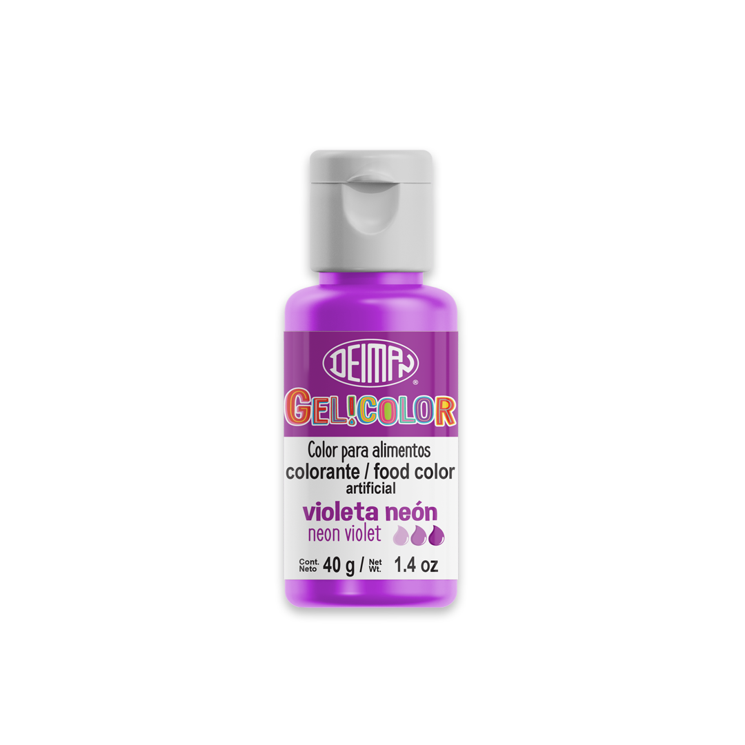 Colorante Gelicolor Violeta Neon Deiman 40 g
