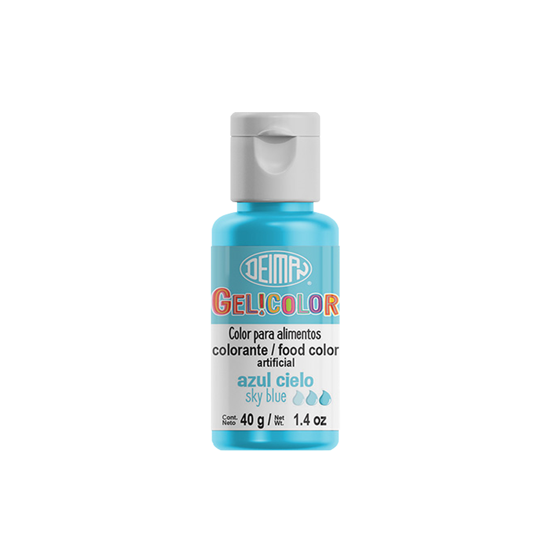 Colorante Gelicolor Azul Cielo Deiman 40 g