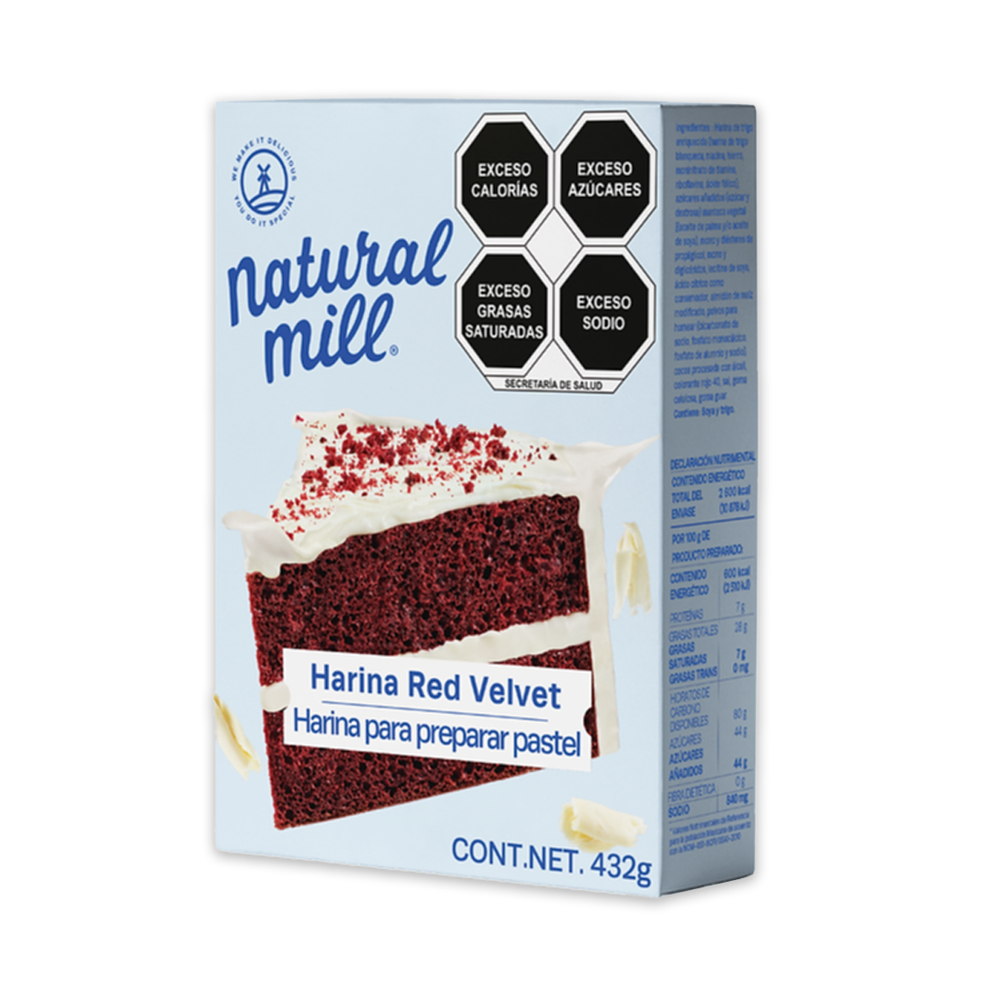 Harina Natural Mill Red Velvet 432g