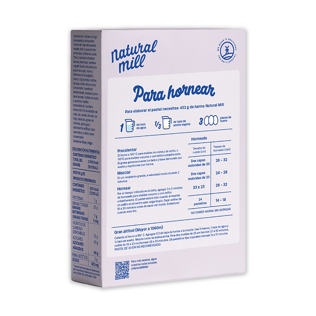 Harina Natural Mill  Zanahoria 432 g