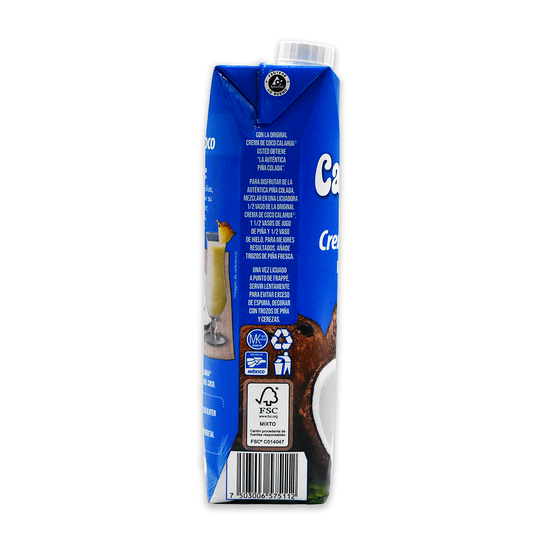 Crema De Coco Calahua 1 L.