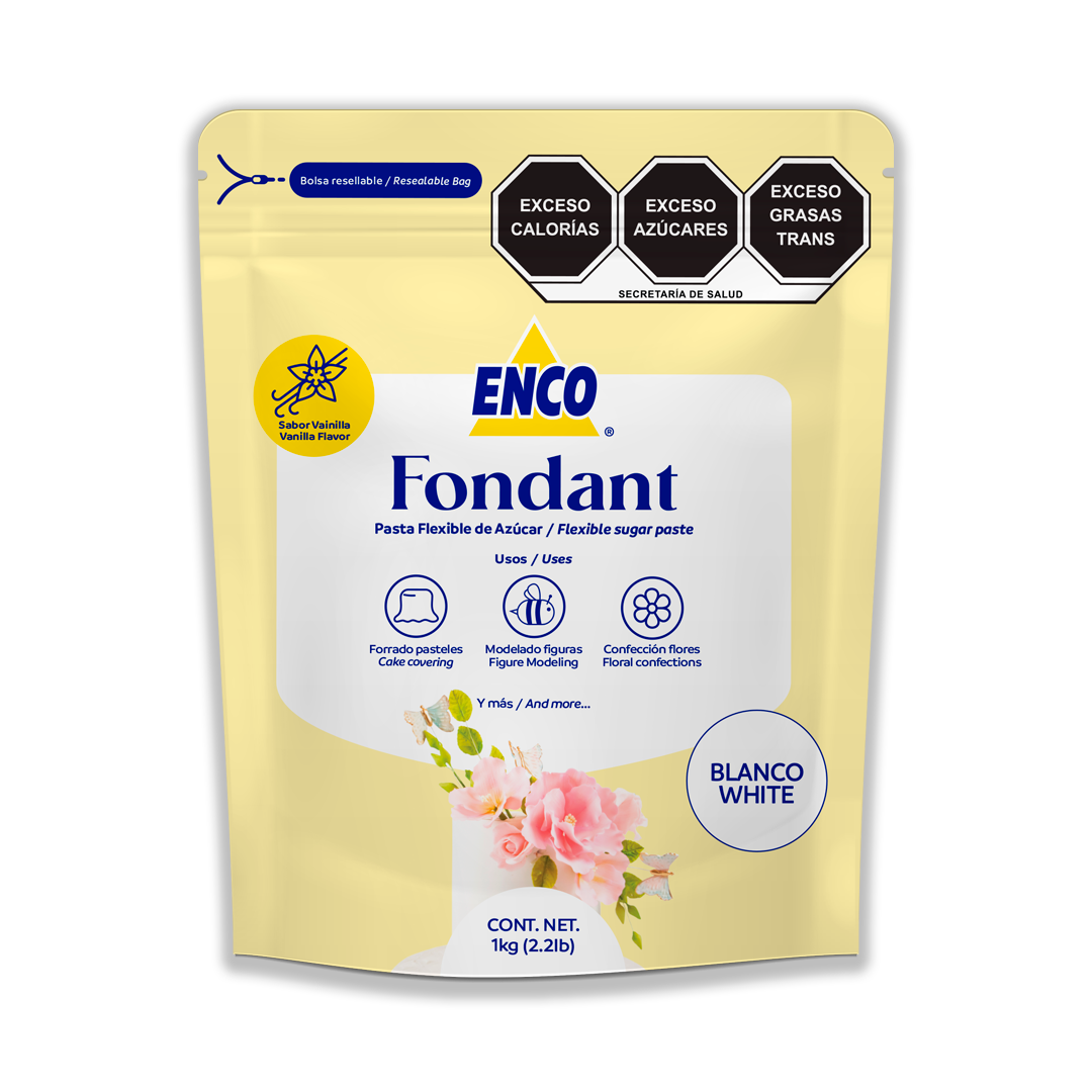 Fondant Blanco Enco 1 Kg.