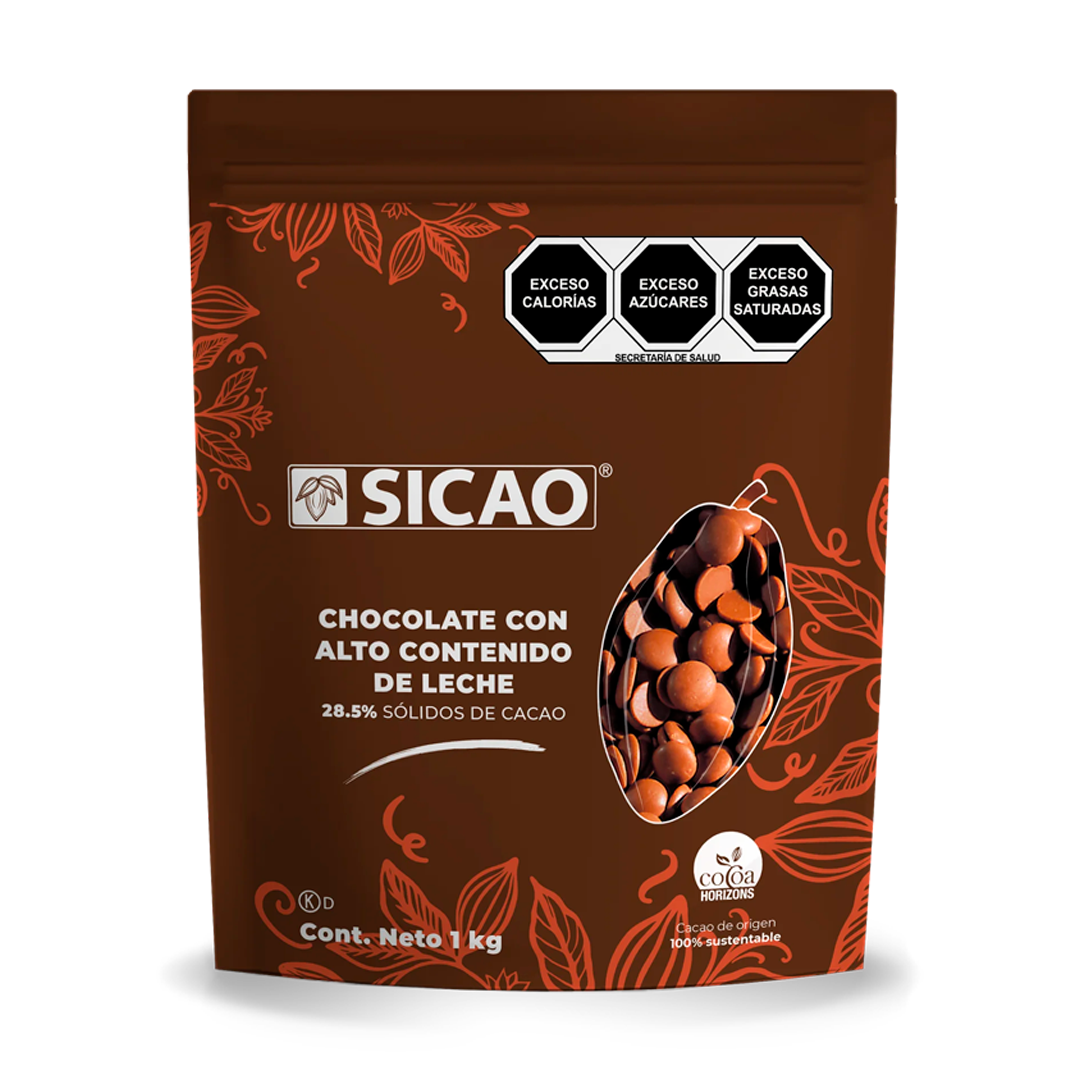 Wafer Leche 28.5% Sicao 1 kg.