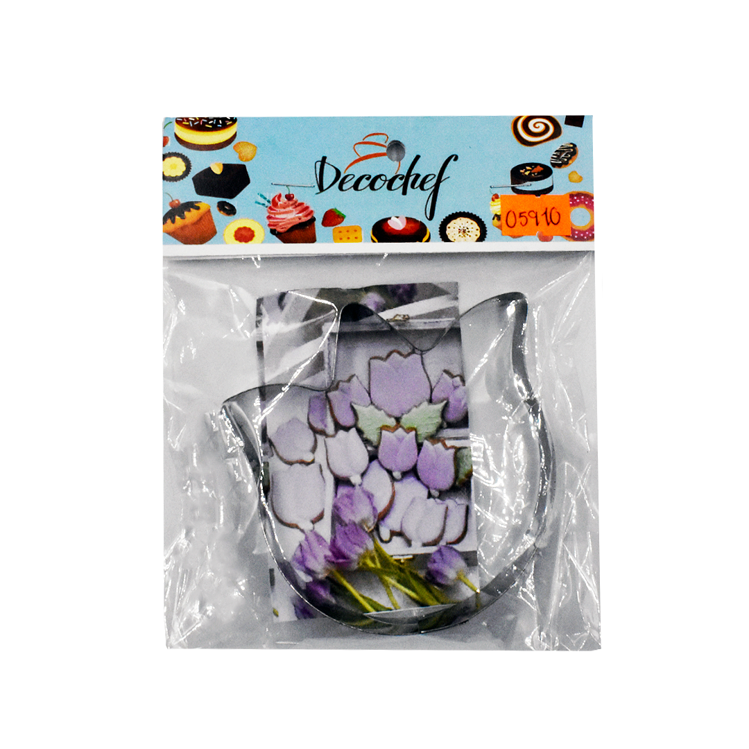 Cortador Silueta Tulipán Inoxidable Decochef